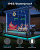 SMARTDAWN 900 RGB LEDS SMART CURTAIN LIGHTS WITH GIF 6.6X6.6FT MULTICOLOR New