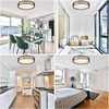 VICNIE Flush Mount Lighting Fixtures 14inch 20W 1400 lumens LED Ceiling Lights