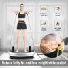 EILISON FITABS 3D Vibration Plate Exercise Machine with Seat (Fitabs Silver)