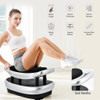EILISON FITABS 3D Vibration Plate Exercise Machine with Seat (Fitabs Silver)