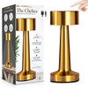 BELL+HOWELL ELEGANT CORDLESS TABLE LAMP, 3 LIGHT COLORS - 2902 - GOLD