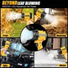 GENERIC CORDLESS LEAF BLOWER COMPATIBLE WITH DEWALT 20V BATTERY - YELLOW/BLACK