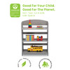 DELTA CHILDREN MYSIZE BOOKSHELF GREENGUARD GOLD CERTIFIED DCH-3TSHELF - GRAY
