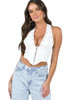 PDC0121513 Princess Polly Palladia PU Jordy Corset White 8