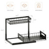 VUSIGN UNDER SINK ORGANIZER STORAGE SLIDE OUT CABINET ORGANIZER VS719-BK - BLACK New