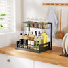VUSIGN UNDER SINK ORGANIZER STORAGE SLIDE OUT CABINET ORGANIZER VS719-BK - BLACK New