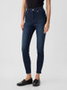 322028947 GAP WOMEN HIGH RISE LEGGING JEANS DARK WASH SIZE 16 33 REG New
