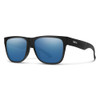 SMITH LOWDOWN 2 SUNGLASSES WITH CHROMAPOP POLARIZED LENSES – MATTE BLACK/BLUE