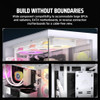 CORSAIR 3500X MID-TOWER ATX PC CASE PANORAMIC TEMPERED GLASS - WHITE