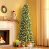SHareconn 7.5ft Christmas Tree Warm White Lights 6.5 FT - Green New
