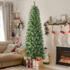SHareconn 7.5ft Christmas Tree Warm White Lights 6.5 FT - Green New