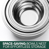 COOK WITH COLOR STAINLESS STEEL MIXING BOWLS WITH LIDS 12 PIECES - SAGE