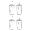Lenox Tuscany Classics Iced Coffee Glass Tumblers, Set of 4 New