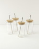 Lenox Tuscany Classics Iced Coffee Glass Tumblers, Set of 4 New