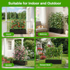 MQHUAYU LARGE CUCUMBER TRELLIS WITH GROW BAG 65" TALL METAL GARDEN - GREEN New