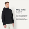 AMAZON ESSENTIALS MEN'S HIKING JACKET AEMN79766M26 - SIZE M - BLACK