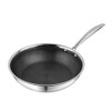 T TABAKH VINOD NUTRI-TECH SAS HONEYCOMB FRYPAN 26 CM TP/NTNSFP-26 - SILVER
