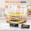 YASHE Food Dehydrator Machine, 5 Stainless Steel Trays Food Dryer, 400W New