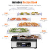 YASHE Food Dehydrator Machine, 5 Stainless Steel Trays Food Dryer, 400W New