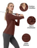FKEEP Women's Tennis Golf Shirt Long Sleeved Top Sport Activewear V-Neck New