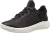 ECCO ST.1 LITE SNEAKER - SIZE: WOMEN 7-7.5 (AU/UK W5-5.5) (EU W38) - BLACK/BLACK