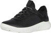 ECCO ST.1 LITE SNEAKER - SIZE: WOMEN 7-7.5 (AU/UK W5-5.5) (EU W38) - BLACK/BLACK