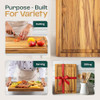 YES4ALL SOLID TEAK CUTTING BOARD 17X13X1.5" BUTCHER BLOCK - B0CKHC3671 New