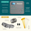 PETCOVE WIRELESS DOG FENCE 2.4GHZ NON-GPS FENCE FOR DOG WIRELESS - GRAY
