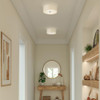 Progress Lighting P3713-09 Inspire Two-Light Flush Mount Brushed Nickel New