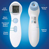 COOPER DIGITAL FOREHEAD THERMOMETER INFRARED - BODY TEMPERATURE READER - WHITE