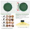 FAYINWBO SOLAR ULTRASONIC ANIMAL REPELLER MOTION DETECTION SIREN FLASH - GREEN