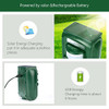 FAYINWBO SOLAR ULTRASONIC ANIMAL REPELLER MOTION DETECTION SIREN FLASH - GREEN