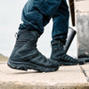 J004107 MERRELL MENS WORK MOAB 3 8" TACTICAL ZIP WATERPROOF, SIZE 12W, BLACK