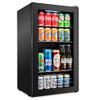 IVATION 126 CAN BEVERAGE REFRIGERATOR | FREESTANDING ULTRA COOL MINI - BLACK
