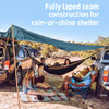 KELTY NOAH’S TARP SUN SHELTER AND MULTI-USE AWNING FLY, 3 SIZES - BLUE