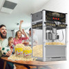 Large Popcorn Machine W2841P272022 Popcorn Wheels & 20 Oz Kettle Vintage - BLACK