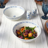 LIFETIME BRANDS INC FITZ AND FLOYD SICILY BLUE SERVE BOWLS SALT P SET - WHITE