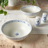 LIFETIME BRANDS INC FITZ AND FLOYD SICILY BLUE SERVE BOWLS SALT P SET - WHITE