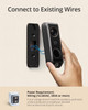 eufy Security S330 Video Doorbell (Wired) with Chime E8203 - BLACK/WHITE