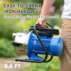 FOTING 1.6HP Portable Shallow Well Pump 1600GPH Garden Pump Jet Pumps - BLUE