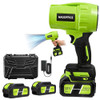 HAOOFFICE CORDLESS LEAF BLOWER 990000 RPM ELECTRIC LEAF BLOWER - GREEN/BLACK