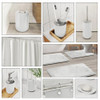CLARA CLARK BATHROOM SET WHITE BATHROOM ACCESSORIES SET - WHITE