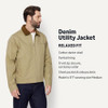 AEMN49797M26 Amazon Essentials Men's Zip Up Jacket, Mushroom Brown, L New