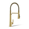 KOHLER K-23765 TONE 1.5 GPM SINGLE HOLE PRE-RINSE FAUCET VIBRANT BRASS