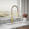 KOHLER K-23765 TONE 1.5 GPM SINGLE HOLE PRE-RINSE FAUCET VIBRANT BRASS