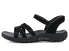 163620 SKECHERS WOMEN'S REGGAE NATURAL POISE HANDS FREE SLIP-INS 5.5 Black/Black New
