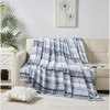 Plazatex Anissa Printed Luxurious Ultra Soft Lightweight Bed Blanket 102" x 90" New
