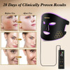 YOEYOU RED LIGHT THERAPY FACE 850NM NEAR INFRARED LED MASK M01-B - BLACK