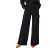 DEE OCLEPPO WOMEN'S KHLOE WIDE LEG CARGO DRESS PANT W8 30235908-169 BLACK New