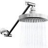 SPARKPOD 6" ROUND RAIN SHOWER HEAD WITH 16" SHOWER ARM - X001PI9585/ARM - CHROME